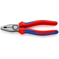 Пассатижи (плоскогубцы) комбинированные Ø12,0мм, 180мм KNIPEX 03 02 180, фосфатированные