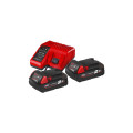 Энергокомплект MILWAUKEE M18 NRG-202 (ЗУ M12-18C+2акк.Х2Ач В2)