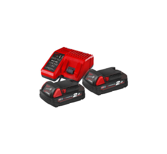 Энергокомплект MILWAUKEE M18 NRG-202 (ЗУ M12-18C+2акк.Х2Ач В2)