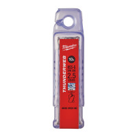 Сверло по металлу THUNDERWEB HSS-G MILWAUKEE, DIN338, Ø2,5x57х30мм, (10шт)