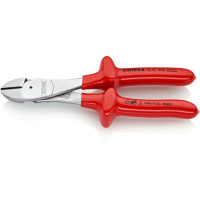 Кусачки боковые (бокорезы) особой мощности, Ø4,2мм, 200мм VDE KNIPEX 74 07 200, хромированные