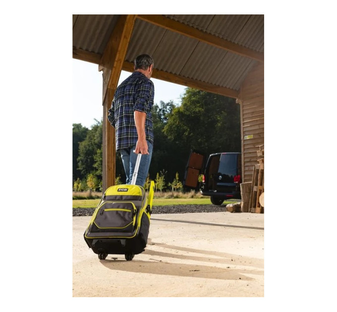 Рюкзак для инструмента RYOBI RSSBP2, выдвижная ручка, колесики, 25 л.