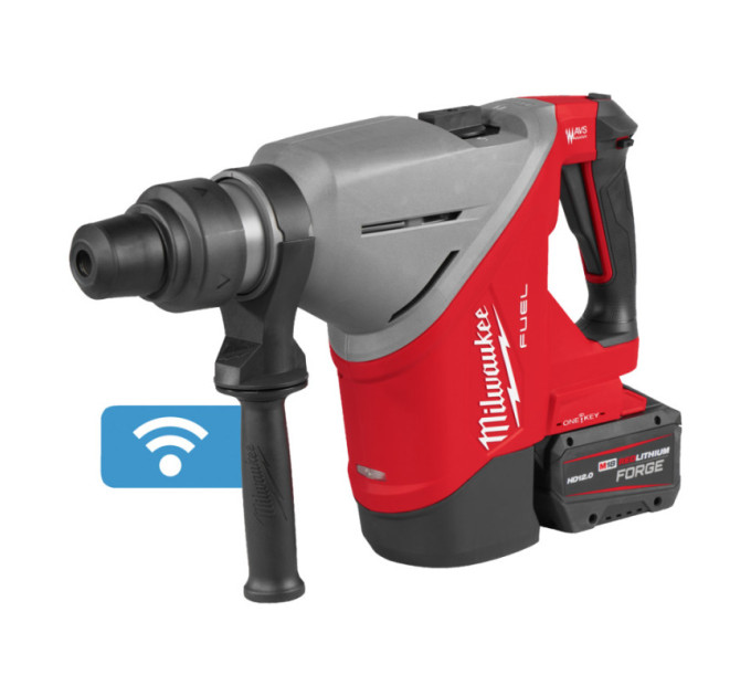 Перфоратор аккумуляторный бесщёточный SDS-MAX MILWAUKEE, M18 FHACO745-122C (ЗУ, 2х12Ач FORGE, кейс)