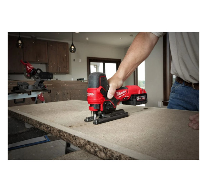 Пила лобзиковая аккумуляторная бесщёточная MILWAUKEE M18 FBJS-502X (ЗУ+2акк.Х5Ач+HDкейс)