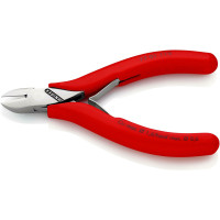 Кусачки боковые (бокорезы) для электроники, Ø1,6мм KNIPEX 77 01 115 SB (в блистере)