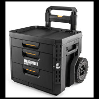 Ящик для инструментов TOUGHBUILT TB-B1-D-R93 StackTech на колесах 1+2 выдвижными ящиками