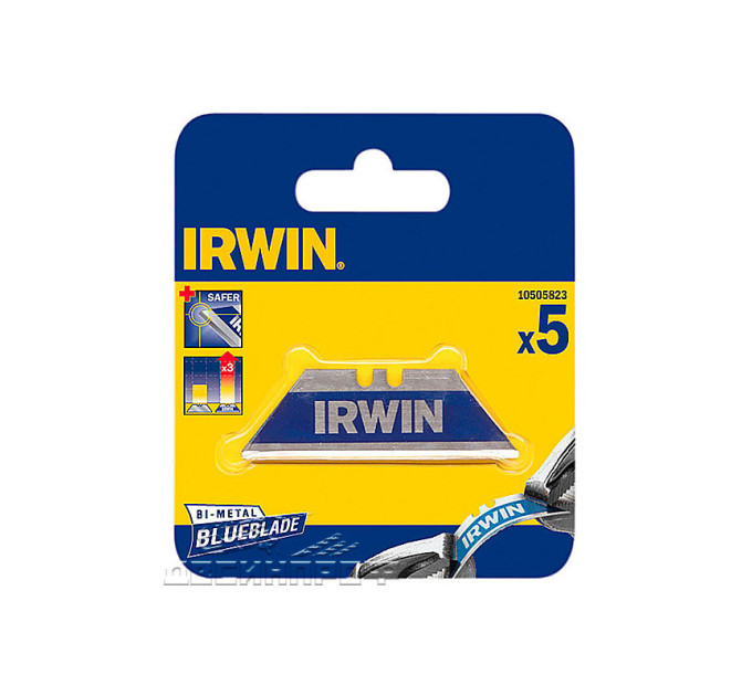 Лезвия биметаллические безопасные, 5шт, IRWIN