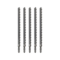 Полотна для лобзіка T313AW MILWAUKEE, 155мм, (5шт), (ізоляційні матеріали, гума)