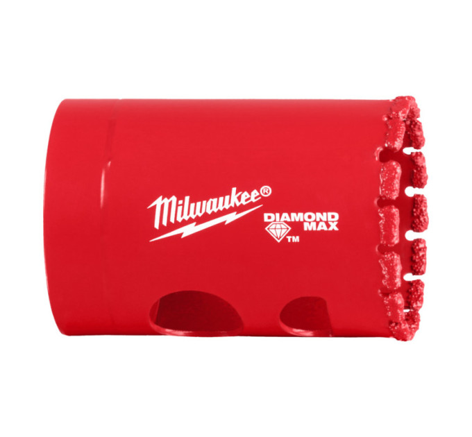 Коронка алмазная Diamond Plus/Max MILWAUKEE, Ø35мм (5/8''х18) (сверление с водой)