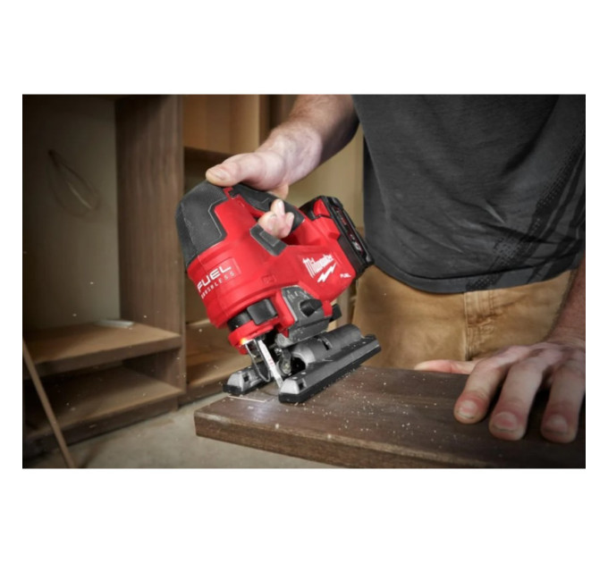 Пила лобзиковая аккумуляторная бесщёточная MILWAUKEE M18 FJS-0X (каркас+HDкейс)