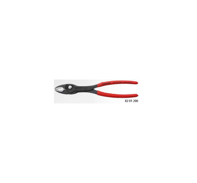 Клещи универсальные для сорваных болтов TwinGrip KNIPEX 82 01 200, фосфатированные