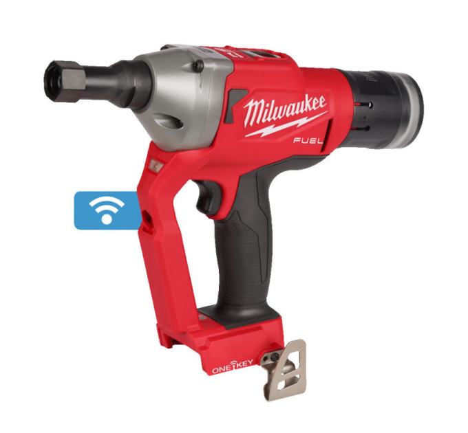 Заклепочник аккумуляторный для вытяжных заклепок MILWAUKEE M18 ONEFLT-0X, (Ø4,8-6,4мм) (каркас)