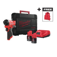 Шуруповерт ударний акумуляторний безщітковий MILWAUKEE (170Нм) M12 FID2MC-202Х + ЖИЛЕТКА