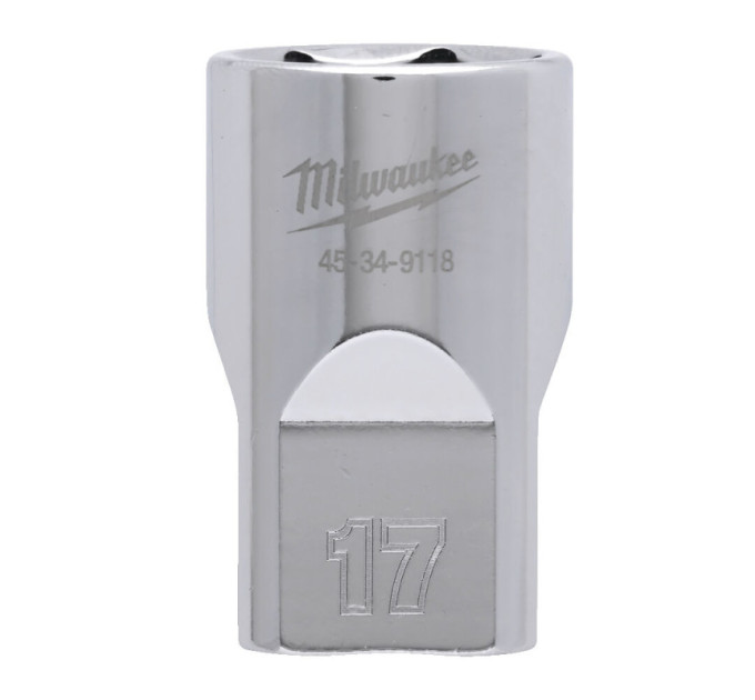 Головка торцева хромована ½" 6гр. MILWAUKEE, 17мм
