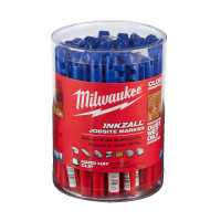 Маркер для стройплощадки INKZALL MILWAUKEE, тонкий синий
