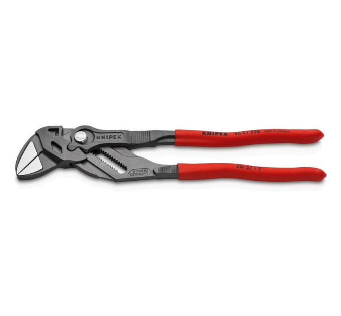 Клещи переставные-гаечный ключ, Ø52мм KNIPEX 86 01 250, фосфатированные