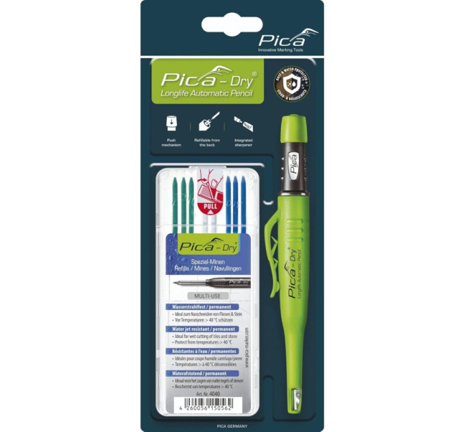 Набор маркировочный PICA Dry 30404 (Карандаш PICA 3030 + Стержни запасные PICA 4040 Bundle Special)