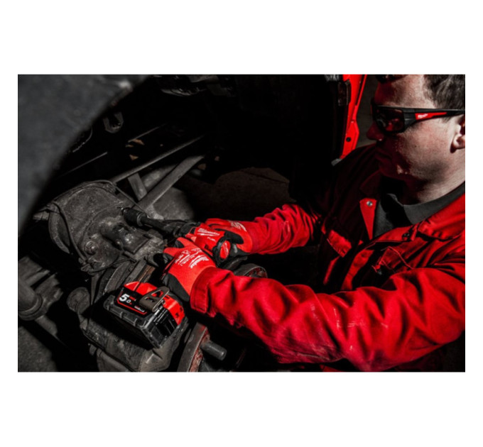 Гайковерт аккумуляторный бесщеточный MILWAUKEE 1/2" (339 Нм) M18 FIW2P12-502X, с пином (ЗУ+2Х5Ач)