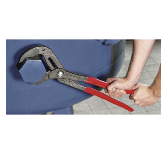 Клещи сантехнические переставные высокотехнологические Ø115мм Cobra KNIPEX 87 01 560 XXL, фосфат