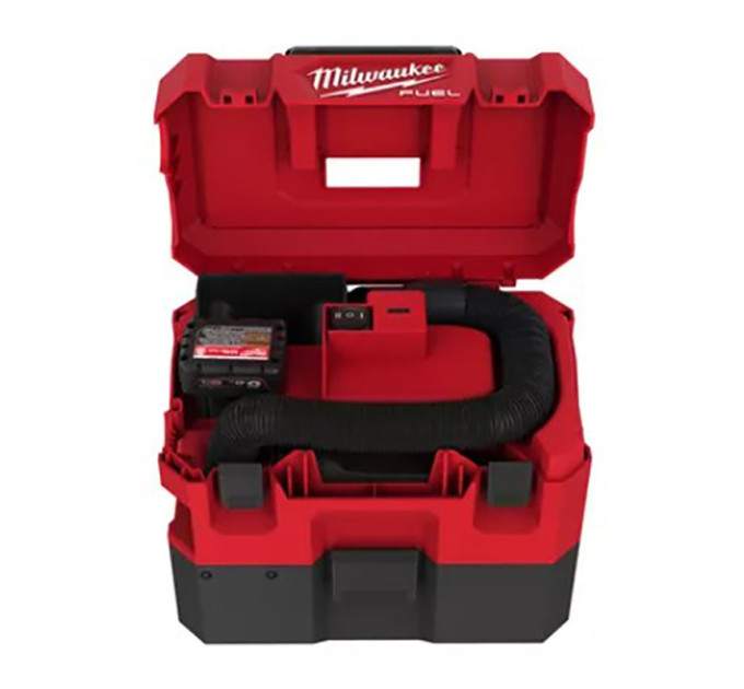 Пылесос аккумуляторный для воды и сухого мусора MILWAUKEE M12 FVCL-0 (каркас)