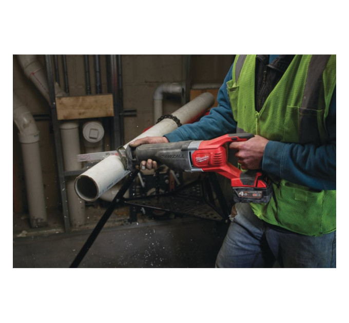 Пила сабельная аккумуляторная MILWAUKEE M18 BSX-0 (каркас)