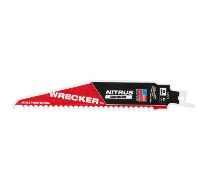 Полотно для сабельных пил TCT WRECKER NITRUS MILWAUKEE 150х4,2мм, (замена на 48475271)