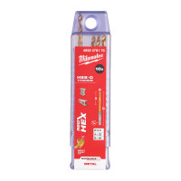 Свердло по металу RedHEX SHOCKWAVE™ HSS-TiN MILWAUKEE, Ø3,0х65х23мм, (10шт)