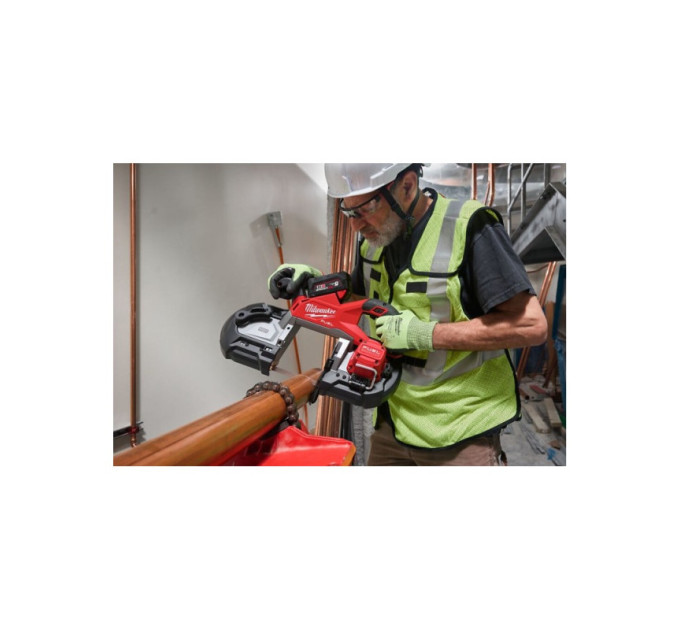 Пила ленточная аккумуляторная бесщеточная MILWAUKEE M18 FBS127-502C (ЗУ+2акк.Х5Ач+ кейс)