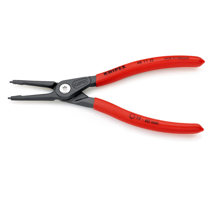 Щипцы прецизионные для внутренних стопорных колец прямые, Ø19-60мм KNIPEX 48 11 J2 SB, Ø1,8мм
