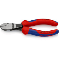 Кусачки боковые (бокорезы) особой мощности, Ø3,4мм, 160мм KNIPEX 74 12 160, фосфатированные