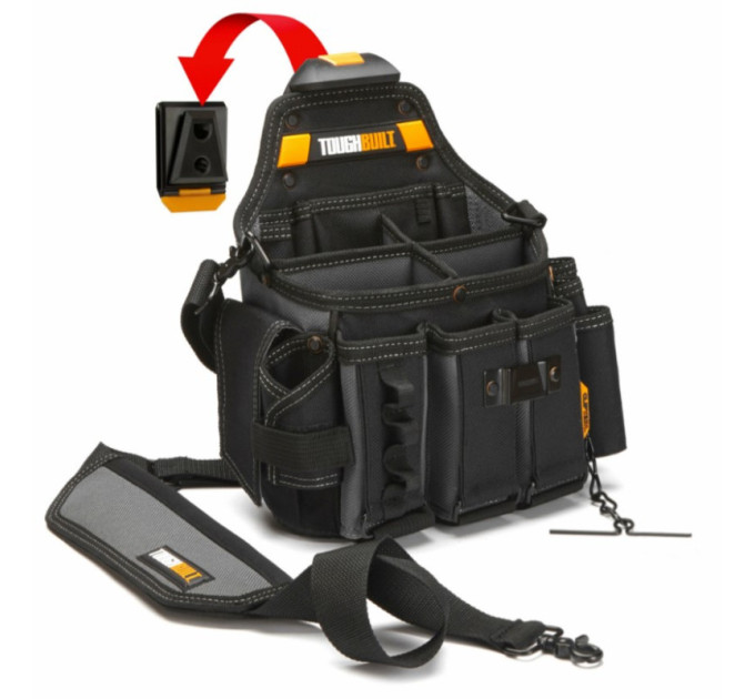 Поясная сумка электрика ClipTech TOUGHBUILT TB-CT-104