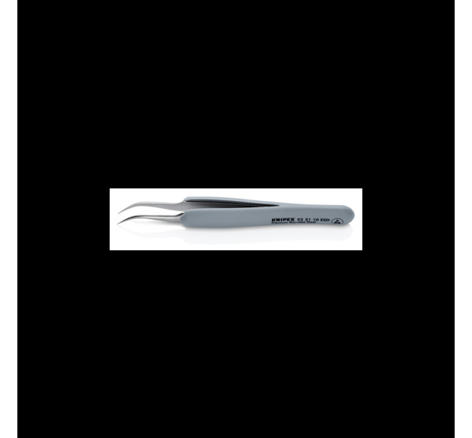 Пинцет для прецизионных работ KNIPEX, антистатический, 92 31 10 ESD