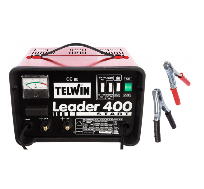 Пускозарядное устройство Telwin LEADER 400 START 230V 12-24V