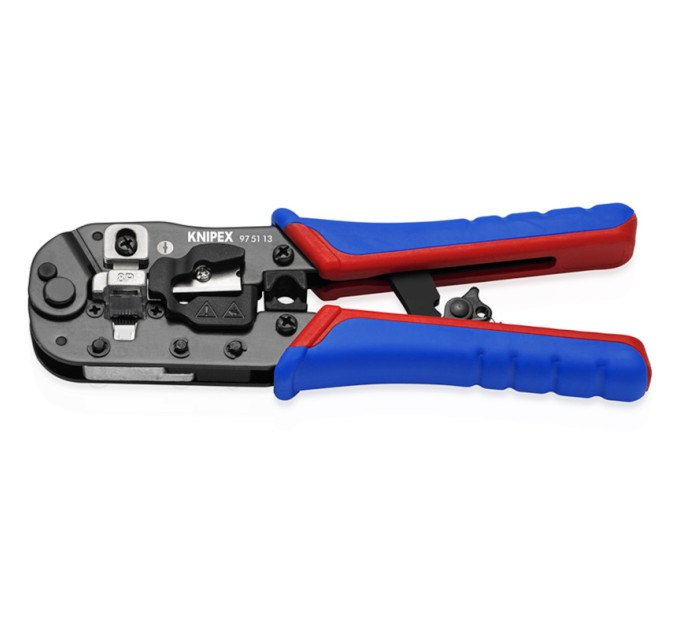Инструмент для опрессовки для штекеров Western RJ45 KNIPEX 97 50 01, фосфатированный