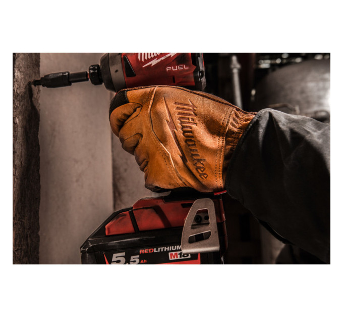 Перчатки рабочие кожаные MILWAUKEE XL/10