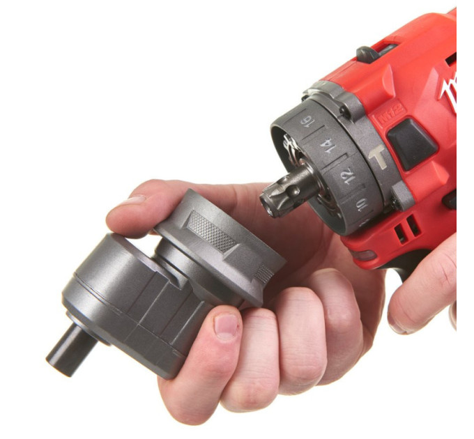 Дриль-шуруповерт акумуляторна безщіткова ударна MILWAUKEE M12 FPDXKIT-202X(37Нм)(2нас+2Х2Ач+кейс)