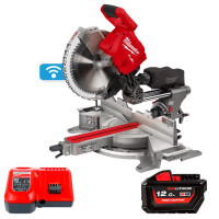 Пила торцовочная аккумуляторная бесщеточная MILWAUKEE M18 FMS305-121 (Ø305мм) (ЗУ+1акк.Х12Ач), (заме