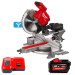 Пила торцовочная аккумуляторная бесщеточная MILWAUKEE M18 FMS305-121 (Ø305мм) (ЗУ+1акк.Х12Ач), (заме