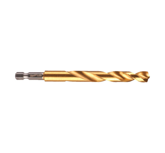 Свердло по металу RedHEX SHOCKWAVE™ HSS-TiN MILWAUKEE, Ø10,0х120х76мм
