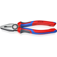 Пассатижи (плоскогубцы) комбинированные Ø13,0мм, 200мм KNIPEX 03 02 200, фосфатированные