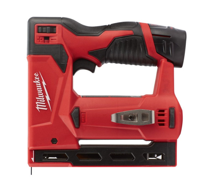 Степлер скобозабивной аккумуляторный MILWAUKEE M12 BST-0 (каркас)