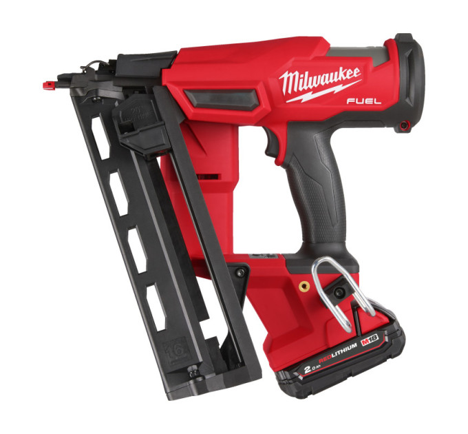 Пистолет гвоздезабивной аккумуляторный бесщёточный MILWAUKEE M18 FN16GA-202X (32-64мм)(ЗУ+2Х2Ач)