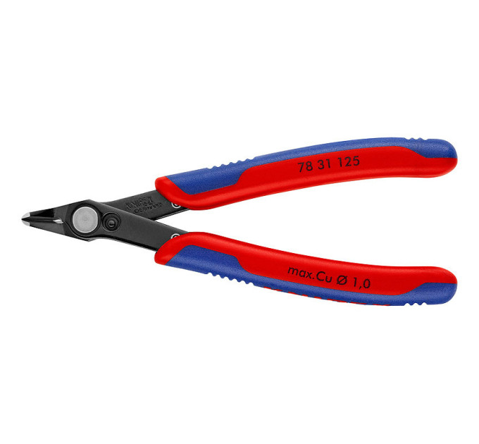 Кусачки прецизионные для самых тонких работ по резанию Electronic Super Knips® Knipex, 125 мм