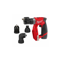 Дриль-шуруповерт акумуляторний безщітковий MILWAUKEE M12 FDDXKIT-202X,34Нм (4насадки+ЗУ+2Х2Ач+кейс)