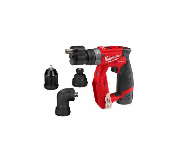 Дриль-шуруповерт акумуляторний безщітковий MILWAUKEE M12 FDDXKIT-202X,34Нм (4насадки+ЗУ+2Х2Ач+кейс)