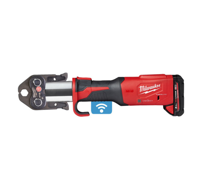 Обжимник гідравлічний акумуляторний для труб MILWAUKEE M18 ONEBLHPT-302C M-SET (ЗУ+2Х2Ач+кейс)