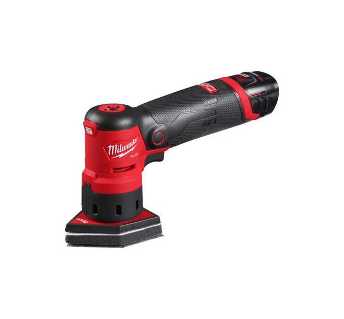 Шліфмашина вібраційна акумуляторна безщіткова MILWAUKEE M12 FDSS-422X (ЗУ+2акк.+HDкейс)