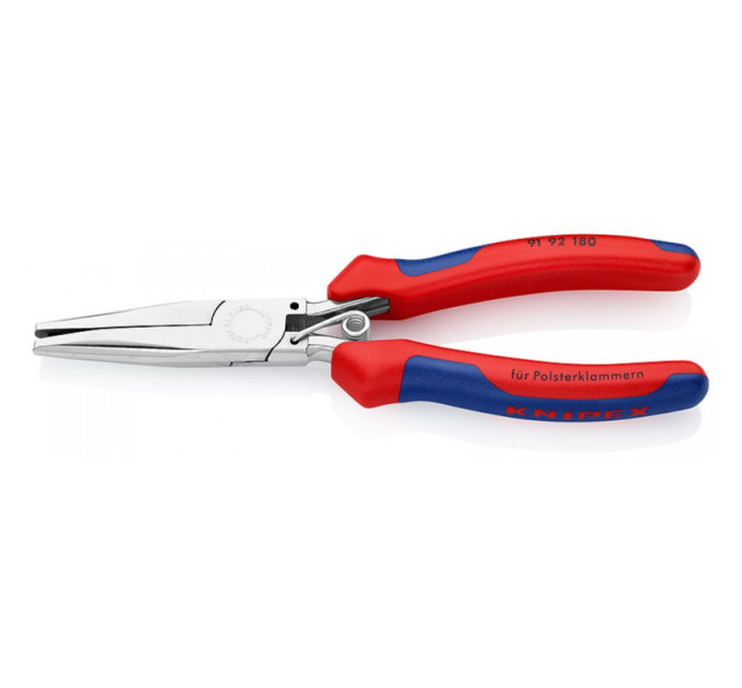 Клещи для обивочных скоб зеркально полированные 185 мм Knipex 91 92 180