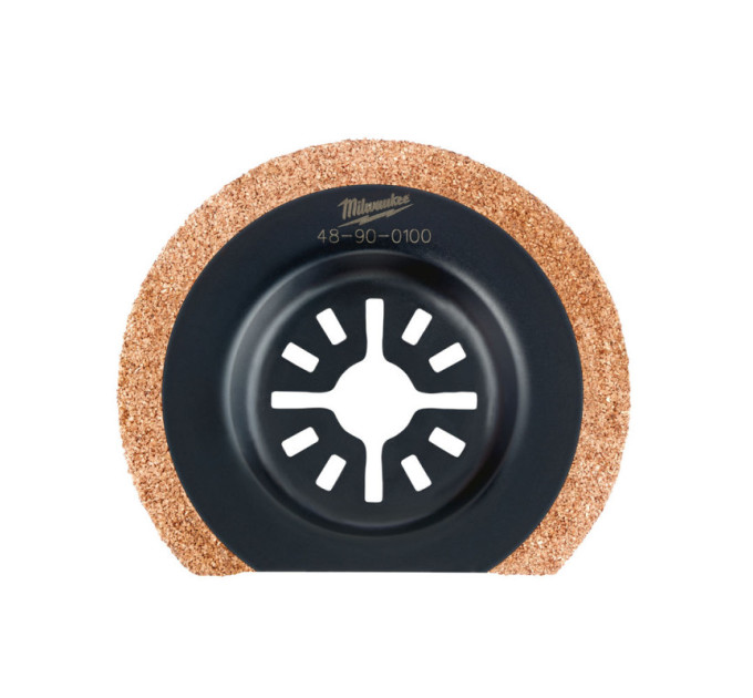 Полотно для мультитула Carbide Grit MILWAUKEE, 64х57мм (абразивные материалы)
