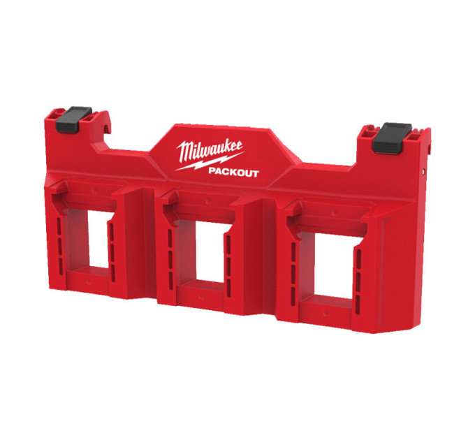 Держатель боковой для кейсов PACKOUT™ MILWAUKEE для аккумуляторов М18